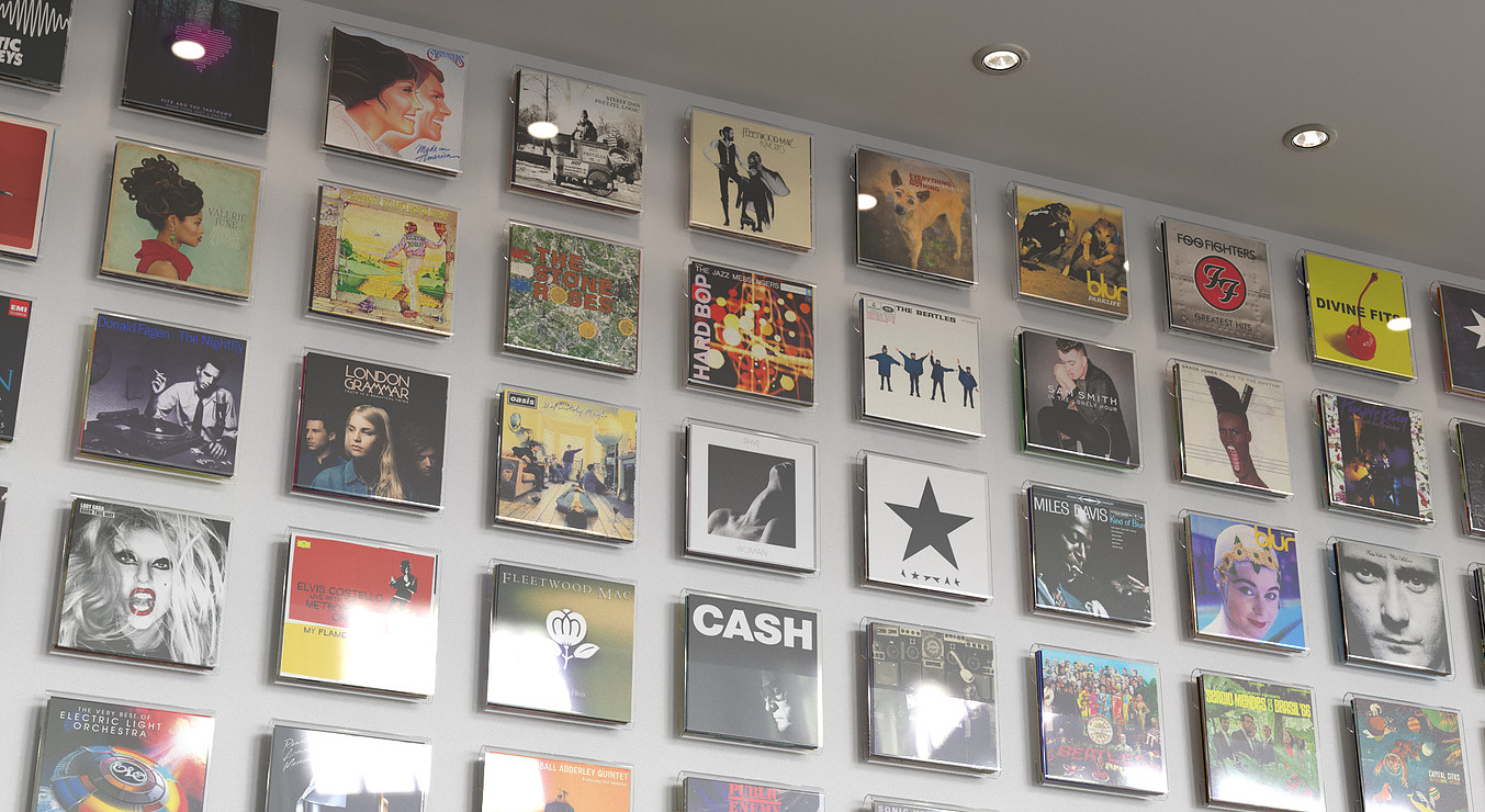 Wag The Wall Magic Vinyl Display